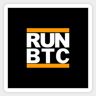 RUN BTC Sticker